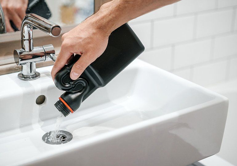 Removal Of Blockage In The Sink — Sergeant Bluff, IA — Speedy Rooter Plumbing Removal Of Blockage In The Sink — Sergeant Bluff, IA — Speedy Rooter Plumbing