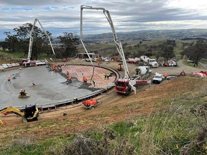 Concrete Pumping — Bathurst, NSW — Beecham Concreting