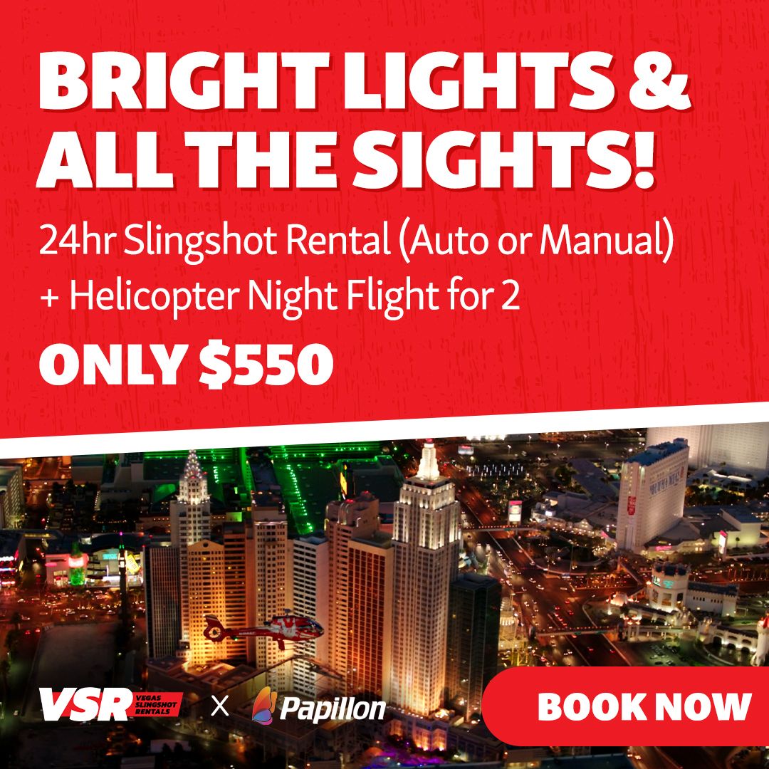 An advertisement for bright lights and all the sights