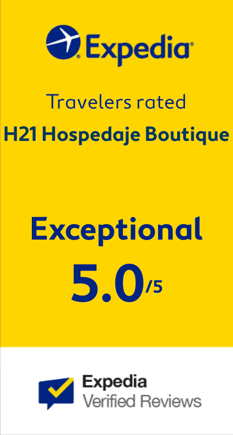 Reseña de Expedia: Los viajeros califican el H21 Hospedaje Boutique como