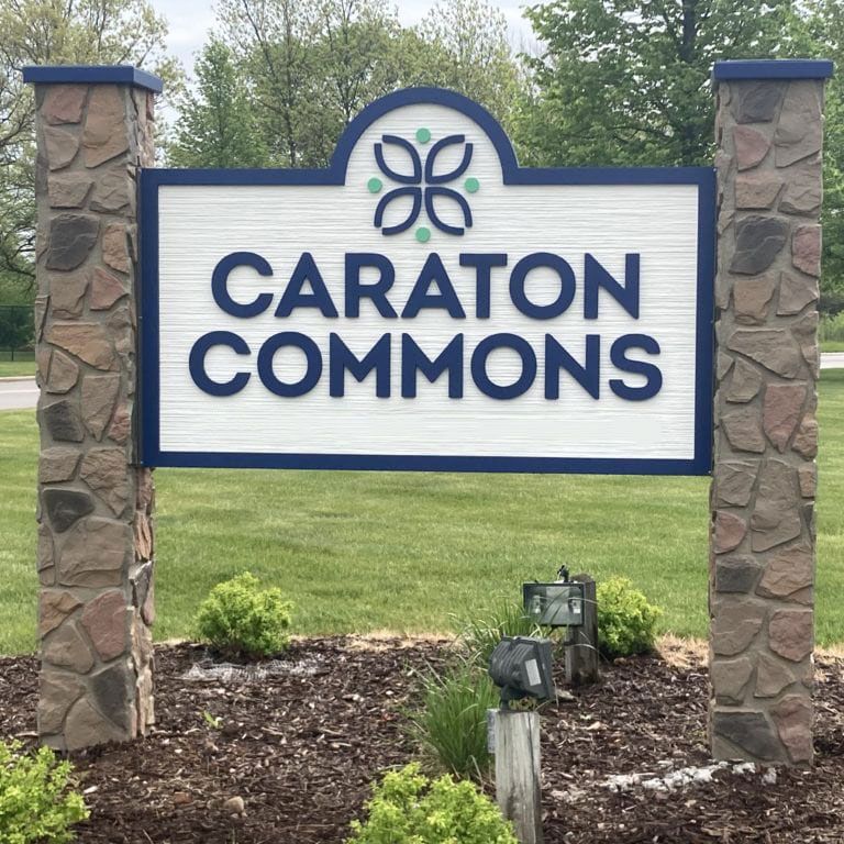 A sign for caraton commons