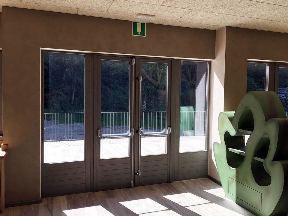 Portone in vetro