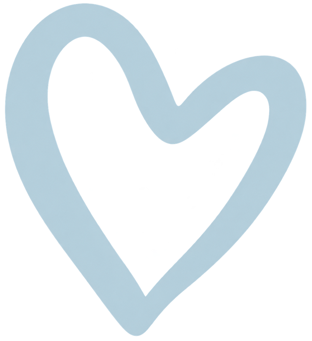 cuore azzurro