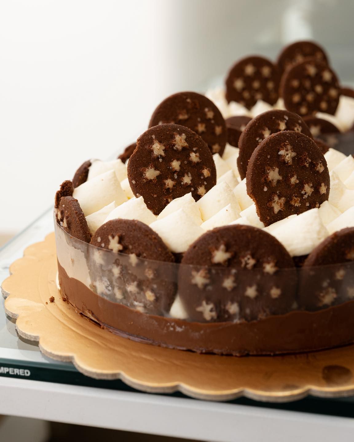 torta pan di stelle con panna fresca