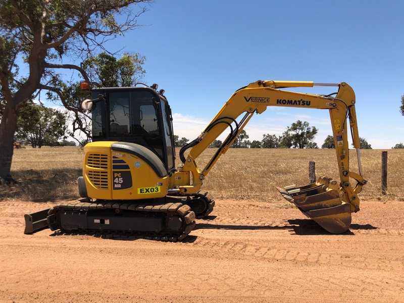 Excavator hire Perth
