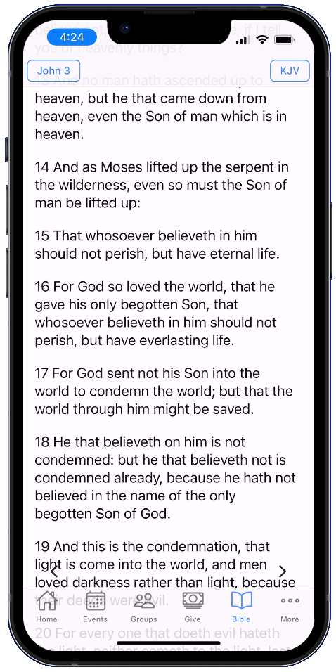 Faith Teams Community Bible Tab