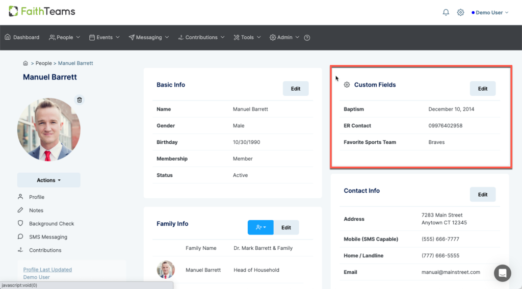 Dashboard with profile sidebar and overview cards, including a highlighted right-side panel.