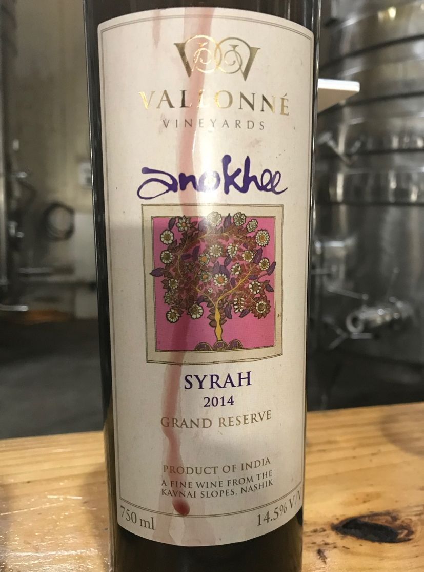 red wine bottle India