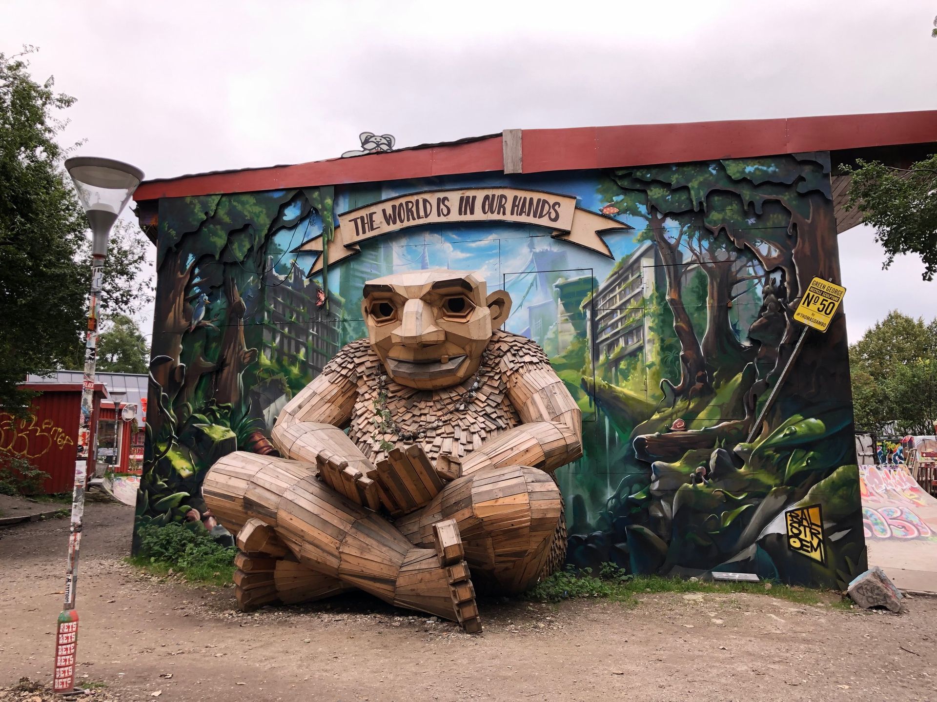 troll in Christiania Copenhagen Denmark