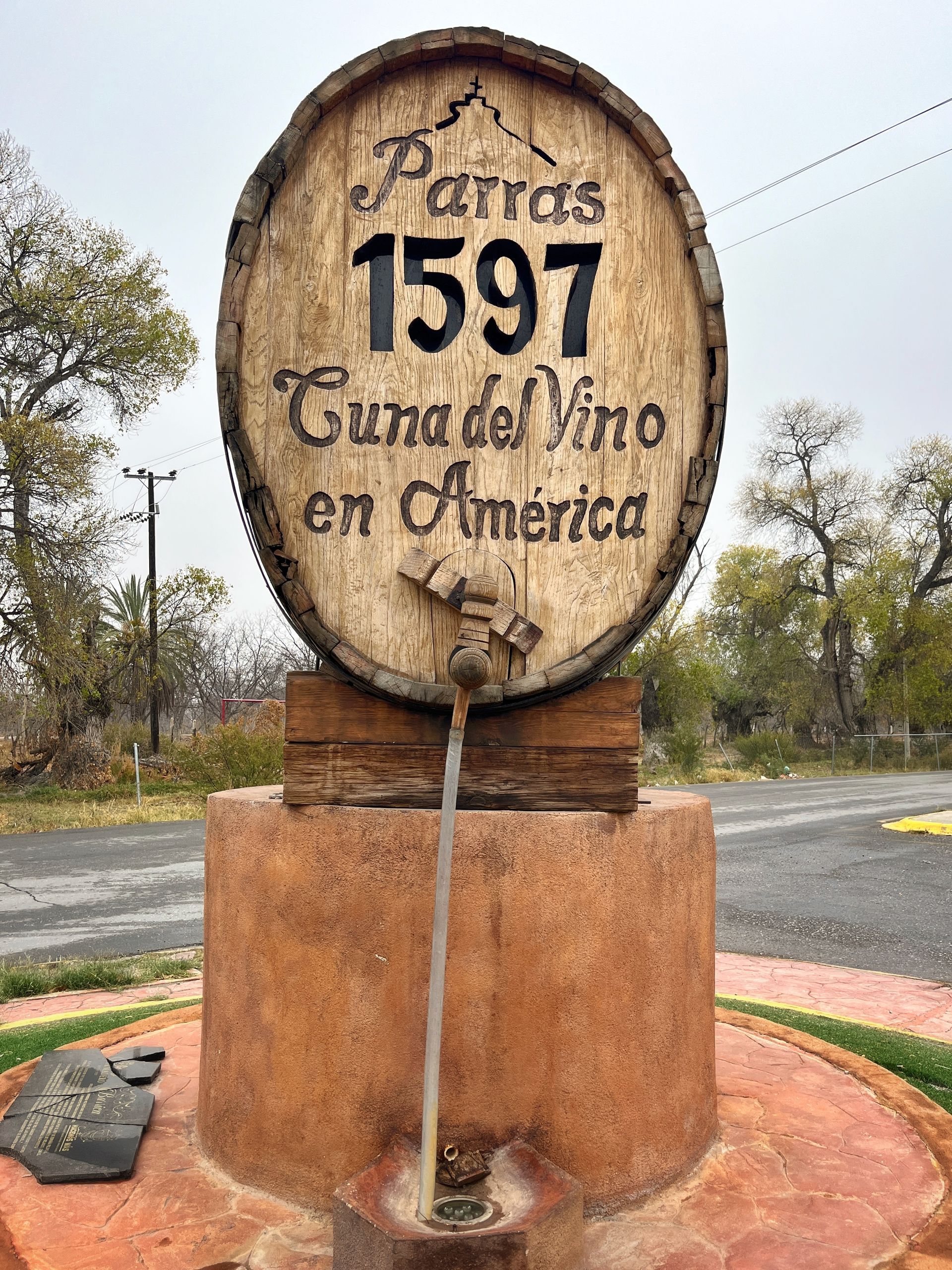 Parras de la Fuente sign