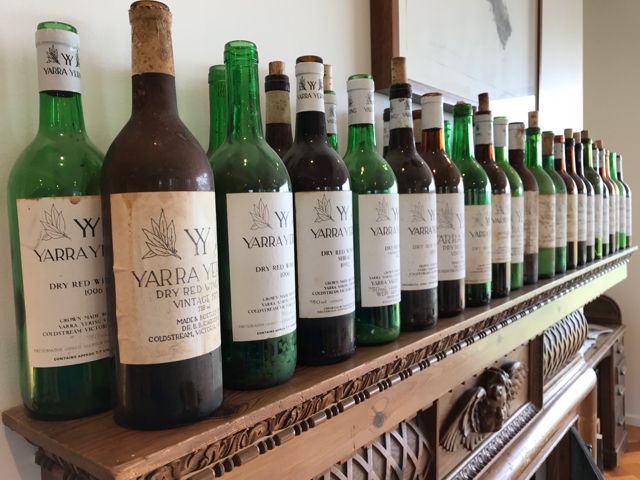 Yarra Yering wine bottles
