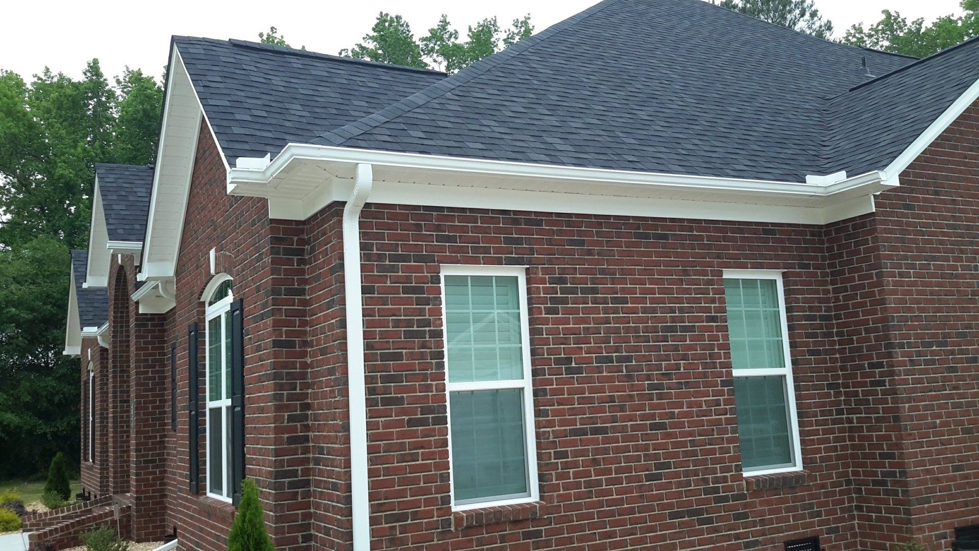 Man preparing the gutter for installation