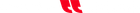 Two vertical, red ribbons against a white background.
