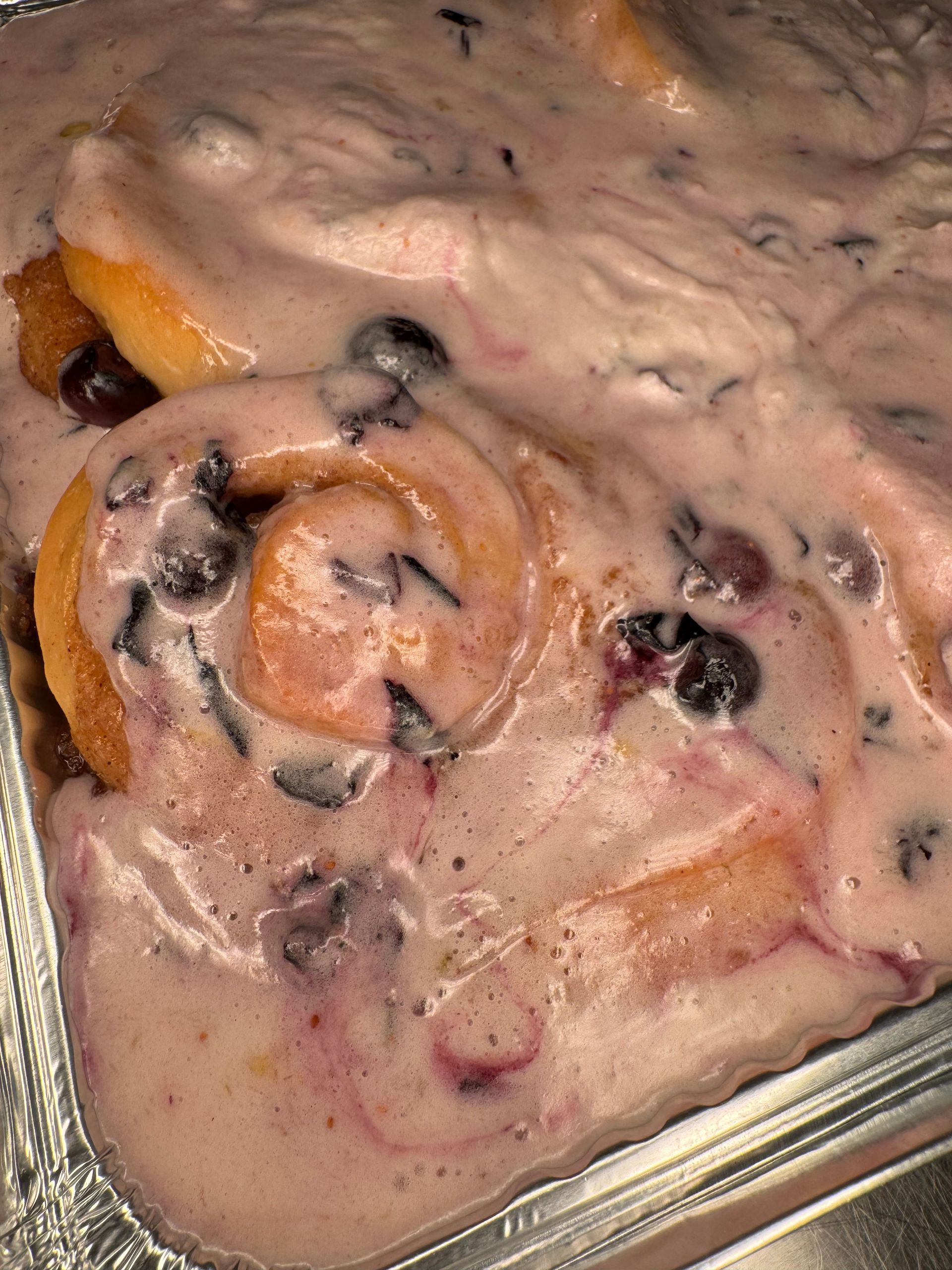 Blueberry Lemon Cinnamon Buns