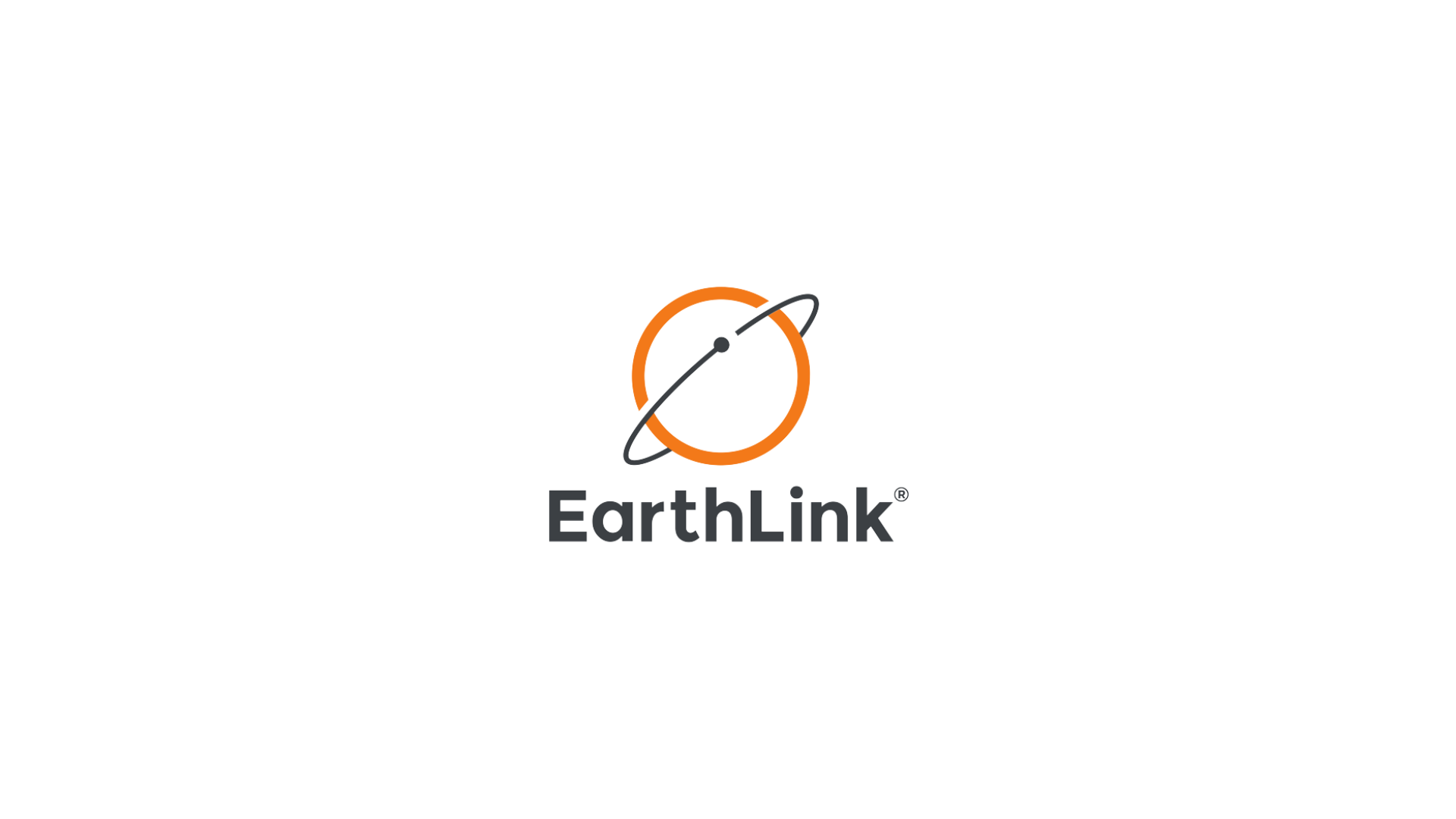 The earthlink logo is a circle with a planet in it.