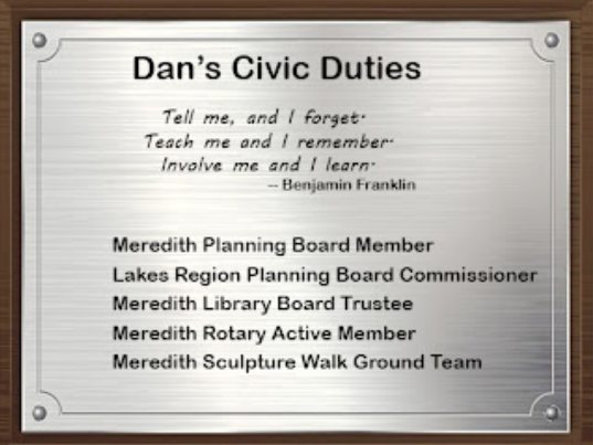 Dan's Civic Duties Dan's Civic Duties