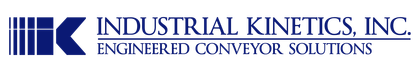 Logo for Industrial Kinetics, Inc., with blue