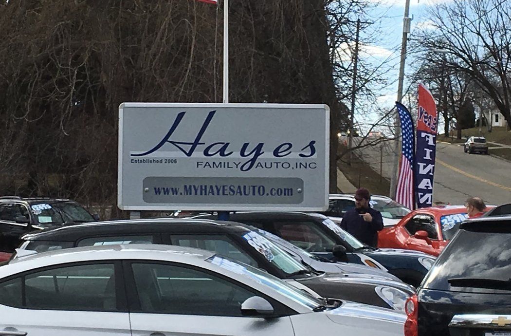 Outdoor business sign