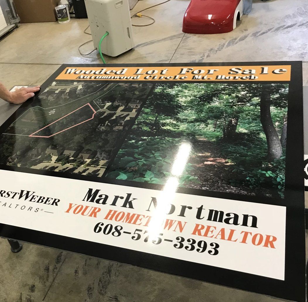 realtor custom business sign