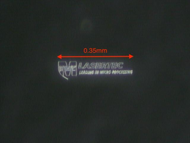 Gravure laser saphir