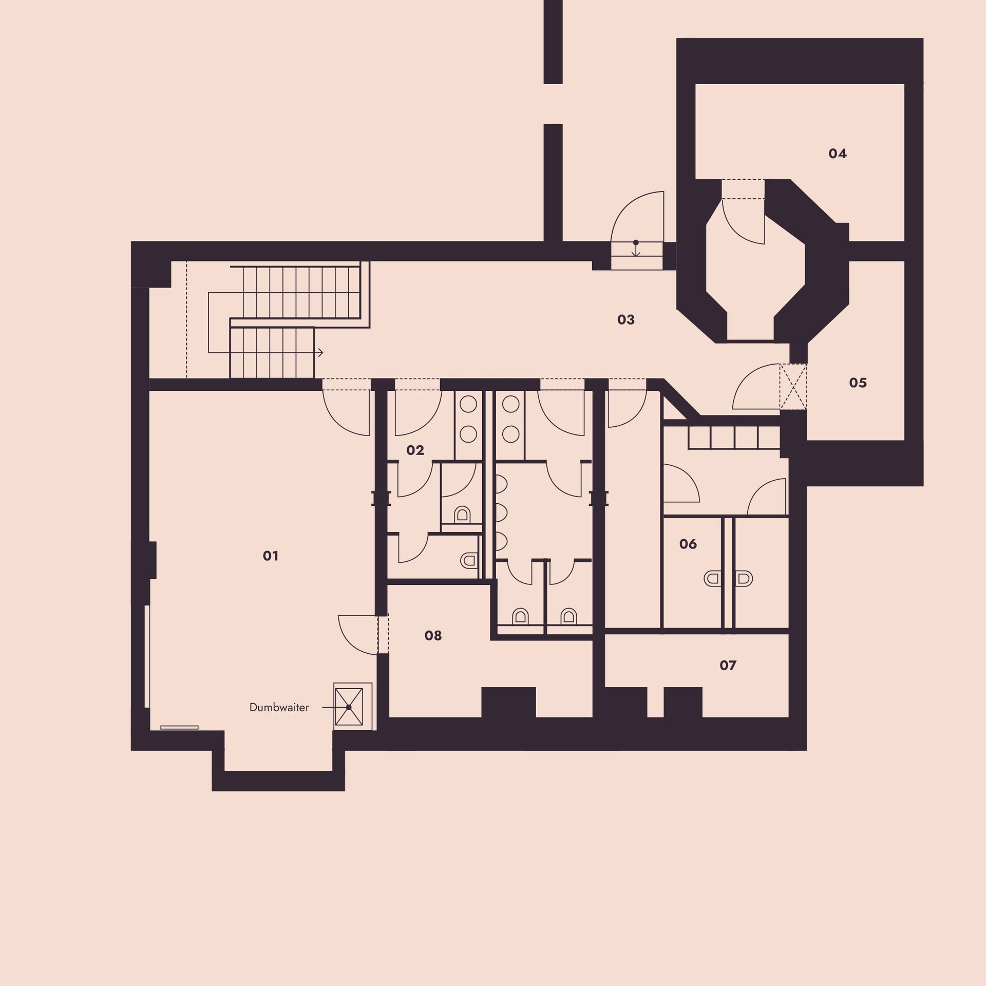 Grundriss Firespace Erdgeschoss