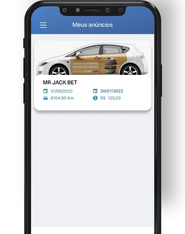app km midia campanha