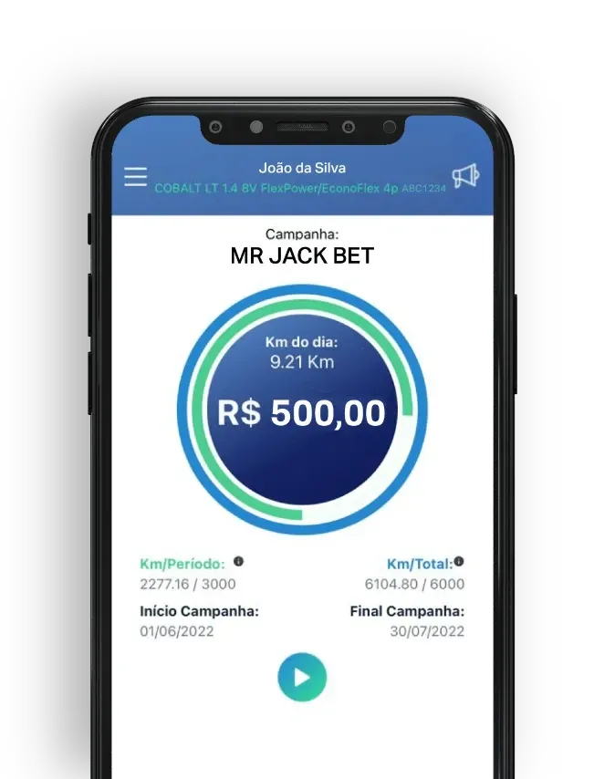 app km midia recebimento