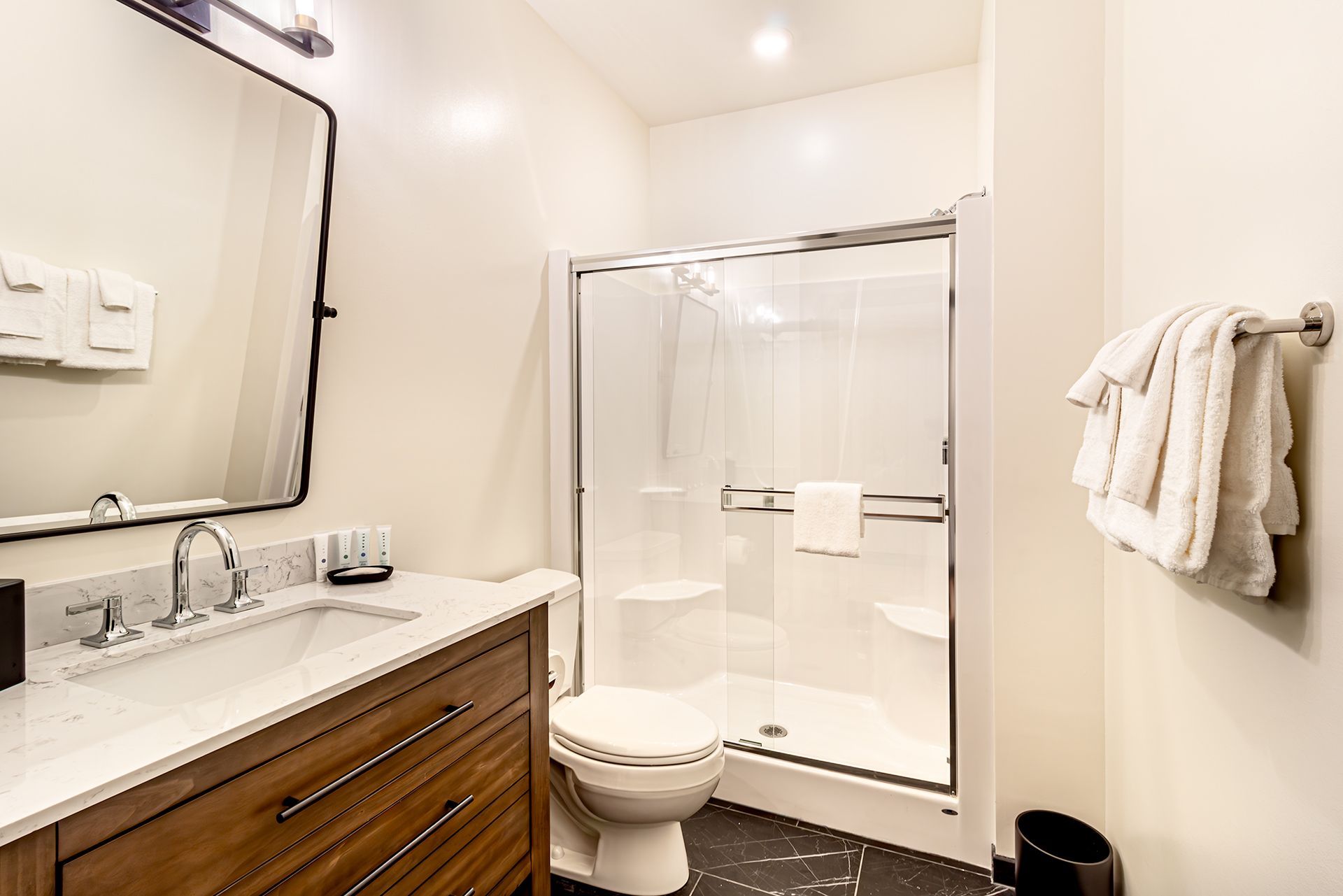 long term apartment bathroom