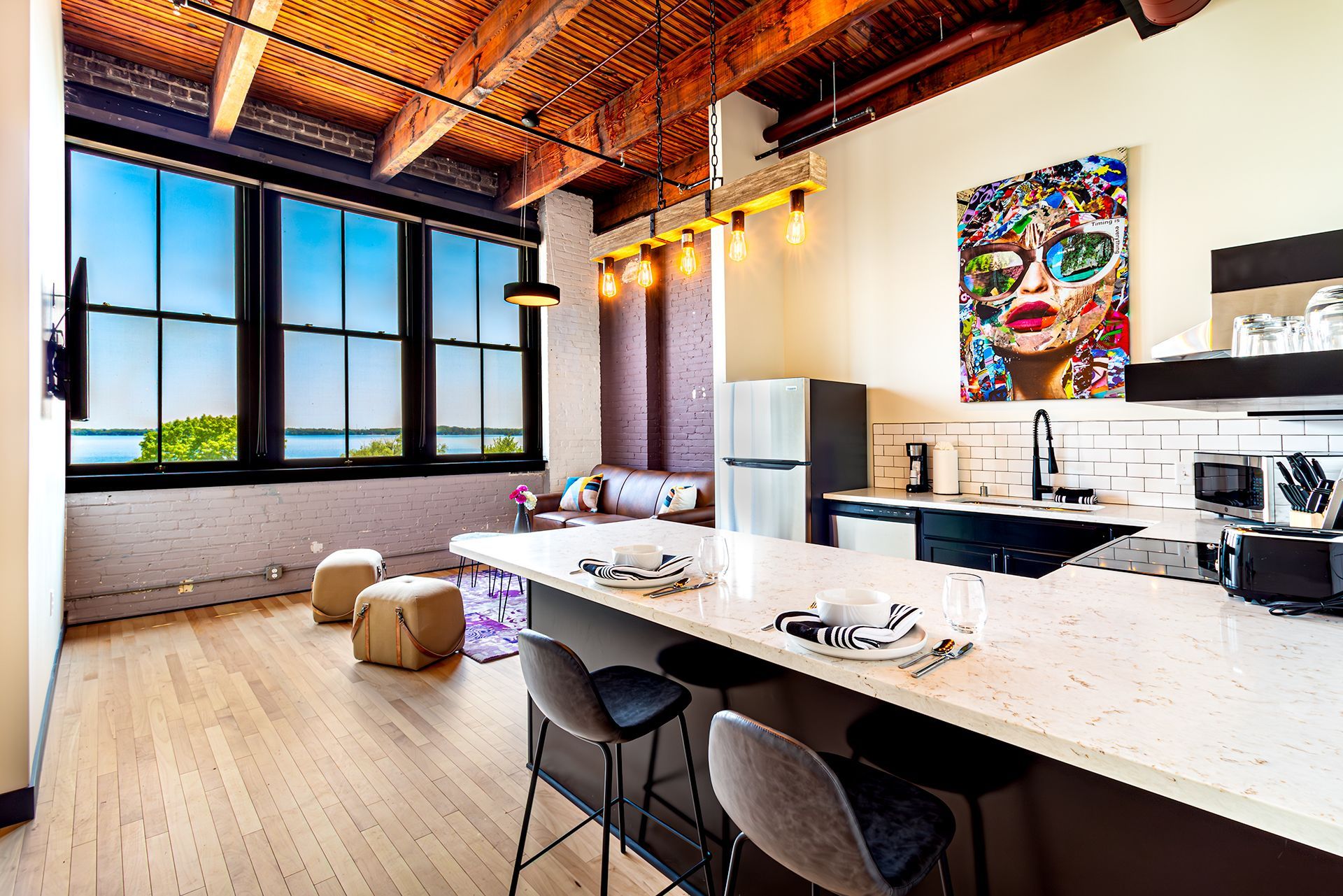 Floor Plan of Executive One Bedroom King Suite With Office