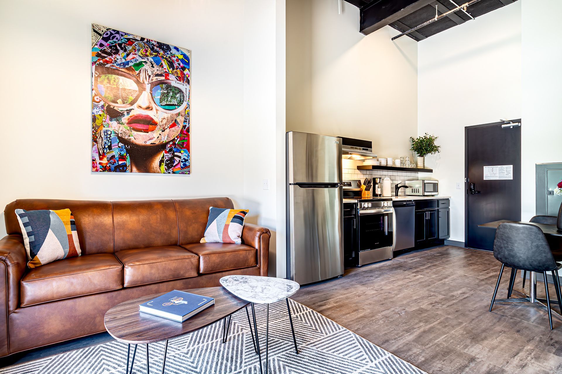 living room in suite