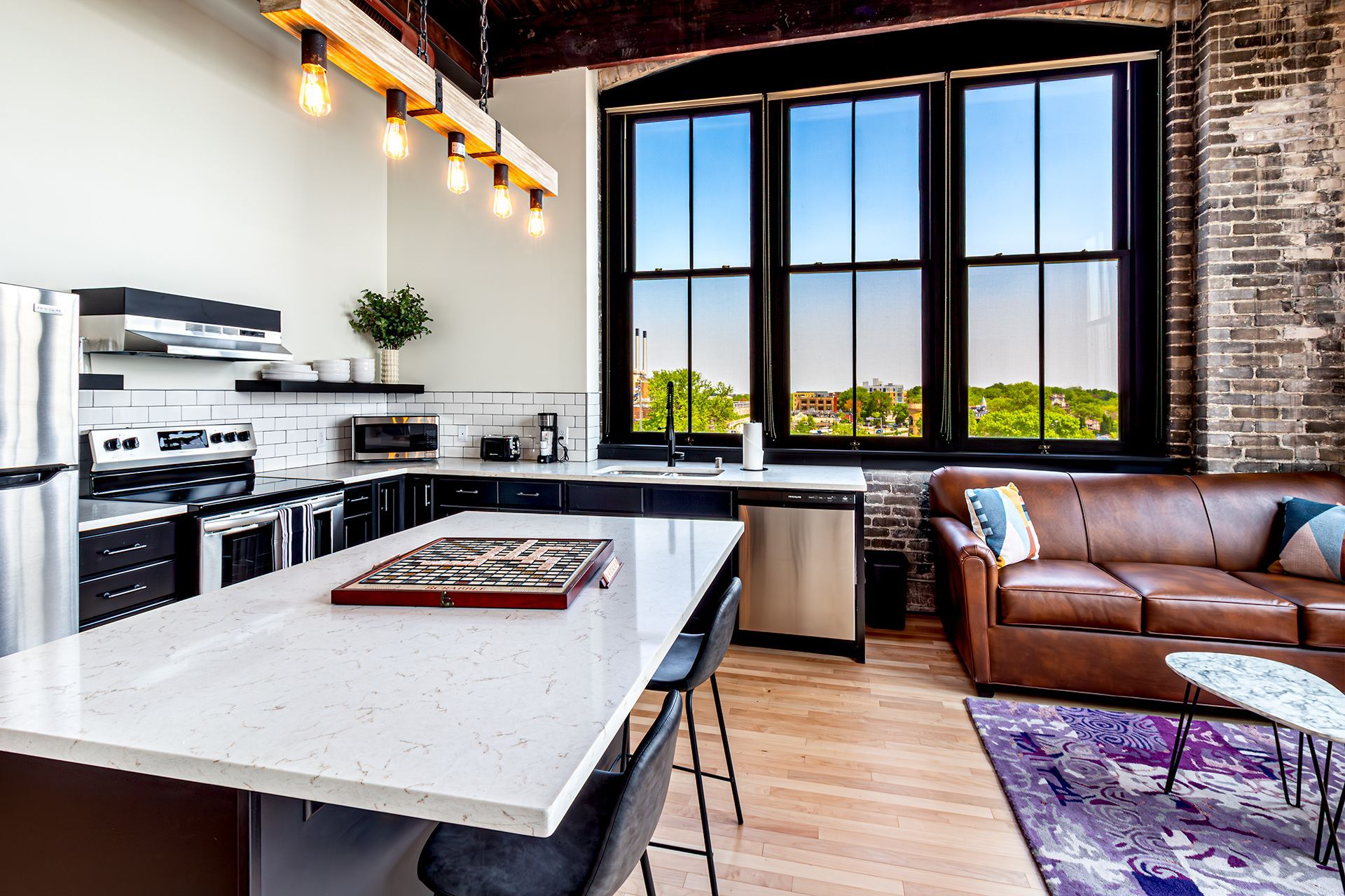 kitchen two bedroom suite