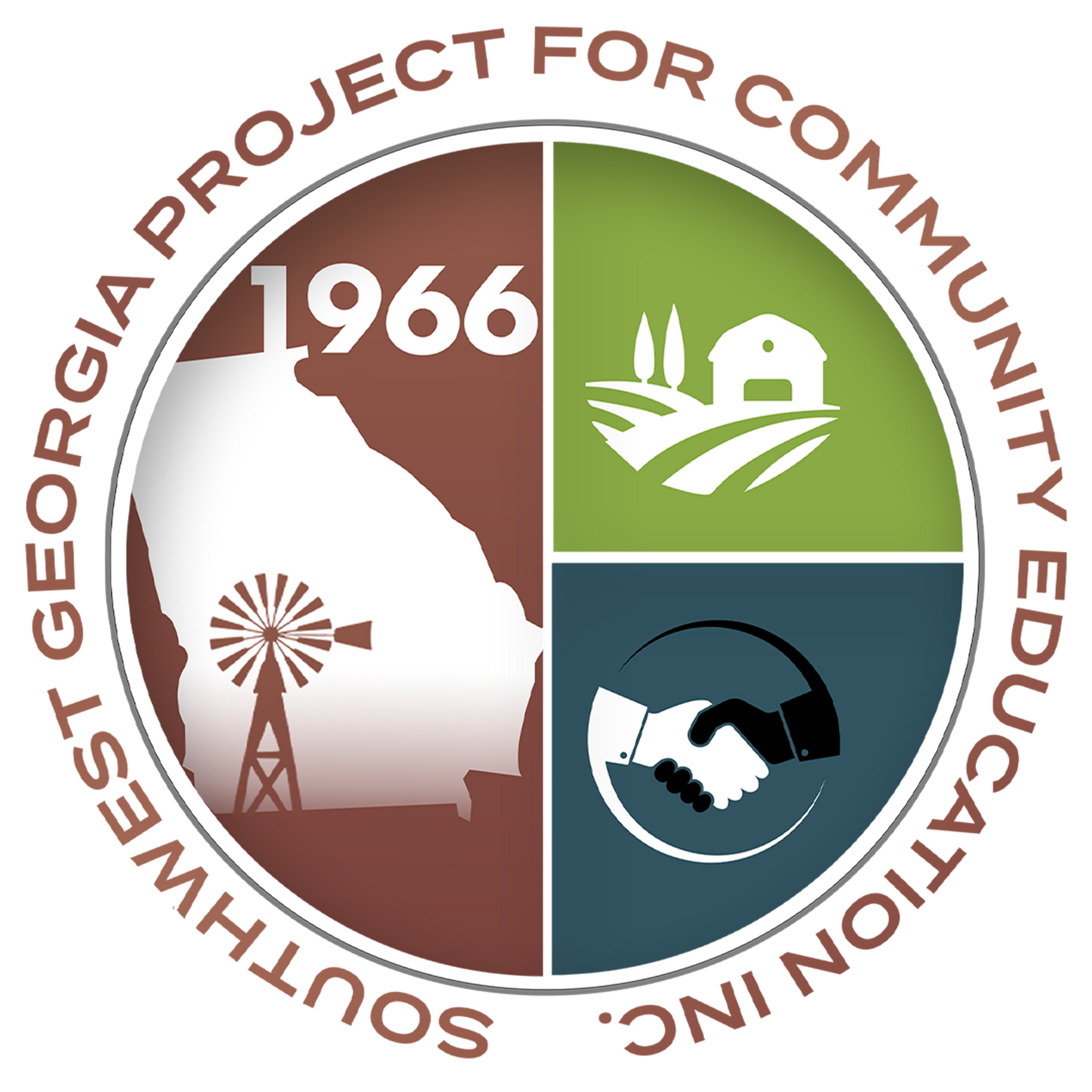 the logo for the georgia project for community education inc.
