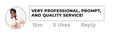 a very professional prompt and quality service ! 15m 5 likes reply