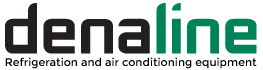 The logo for denaline refrigeration and air conditioning equipment