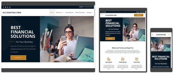 duda accountant CPA website template