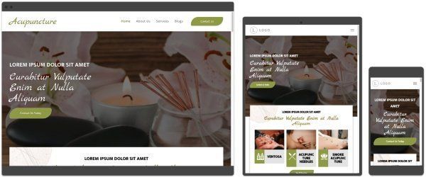 duda acupuncture website template