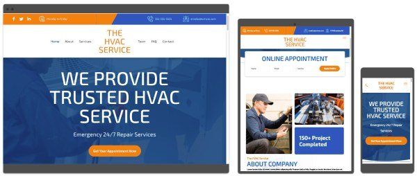 duda hvac website template