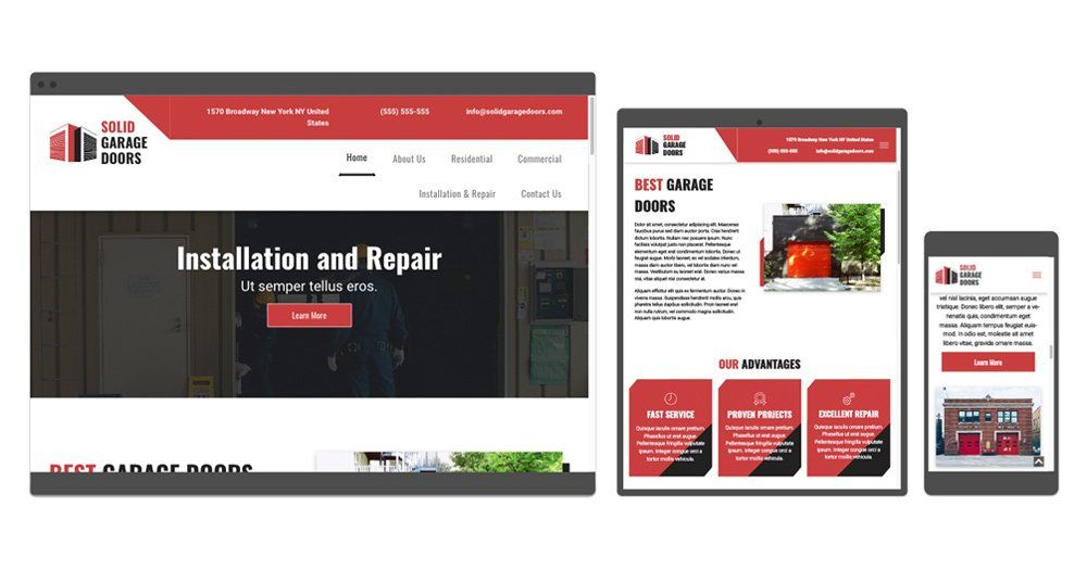 An Exclusive Duda Templates from Ayni Media duda garage door service website template by ayni media