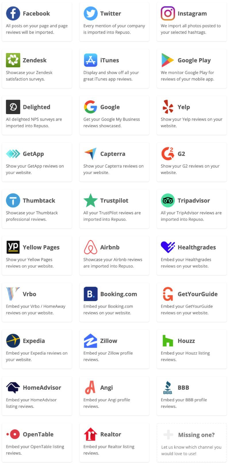repuso custom review widgets and reputation management app for agencies and small businesses