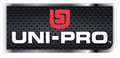 Le logo uni-pro est sur fond noir.