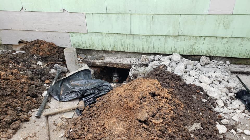 prep work for foundation repair 