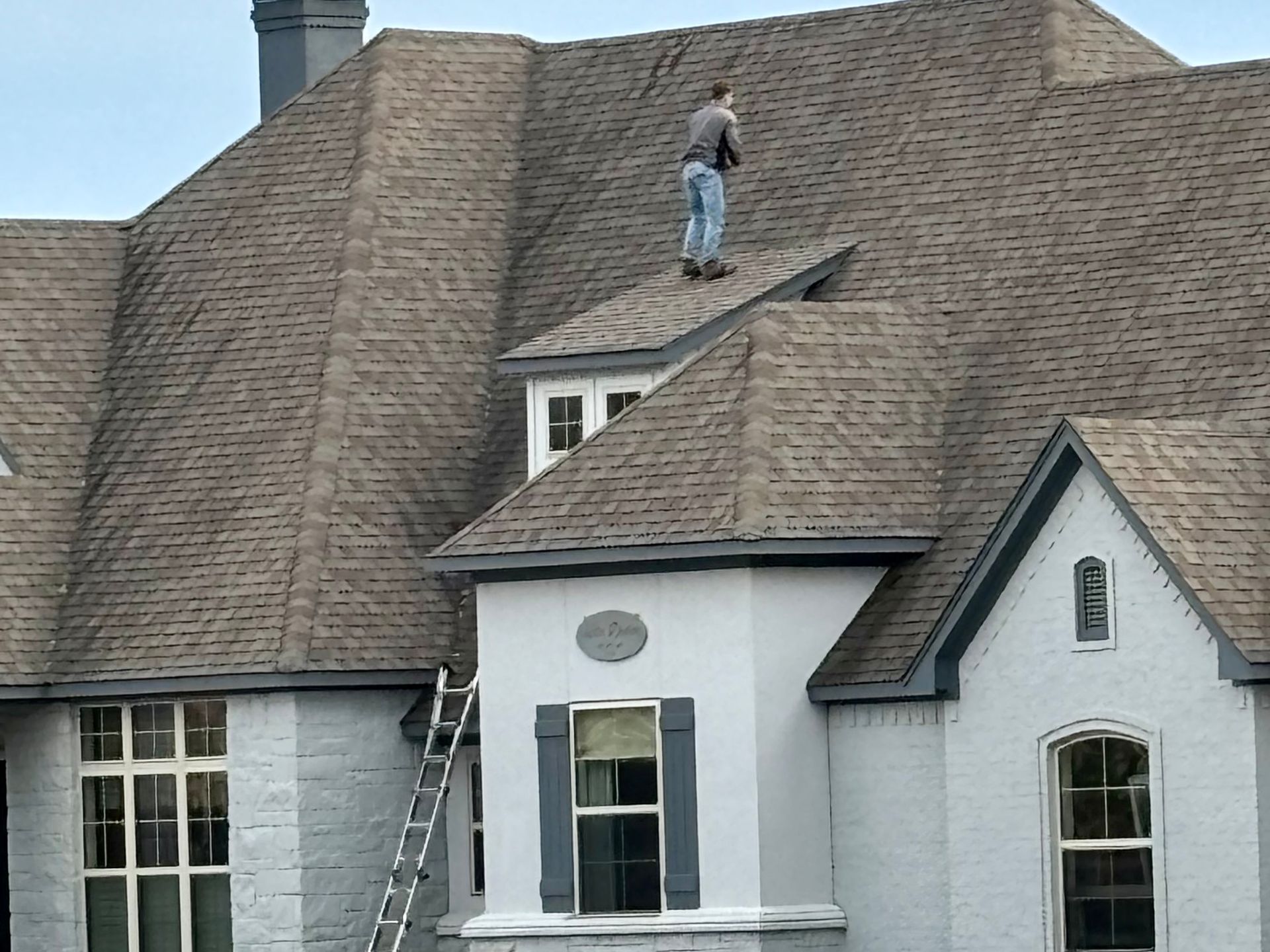 Night 'N' Day's Owner inspecting a roof in Dallas Fort Worth Metroplex for an insurance claim