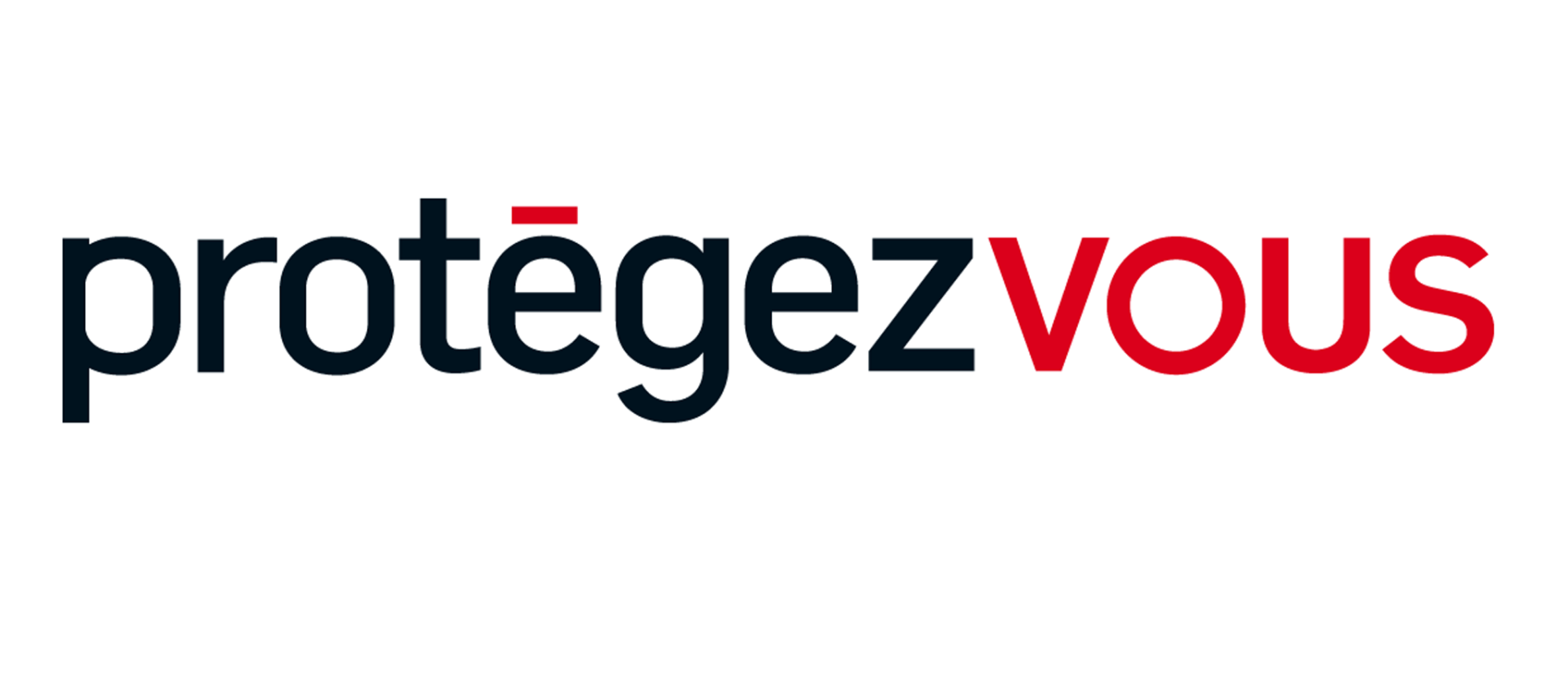 Logo « Protégez-vous » en noir et rouge.