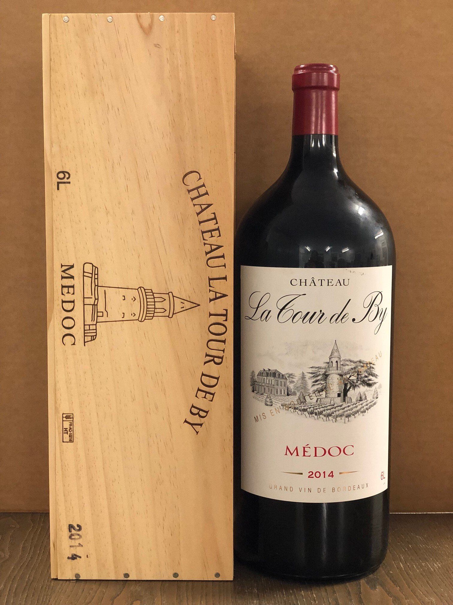 Chateau Tour de By Medoc, Bordeaux - Double Magnum, Jeroboam 5ltr & Imperial 6ltr in Wooden Gift Boxes Chateau Tour de By Medoc, Bordeaux - Double Magnum, Jeroboam 5ltr & Imperial 6ltr in Wooden Gift Boxes
