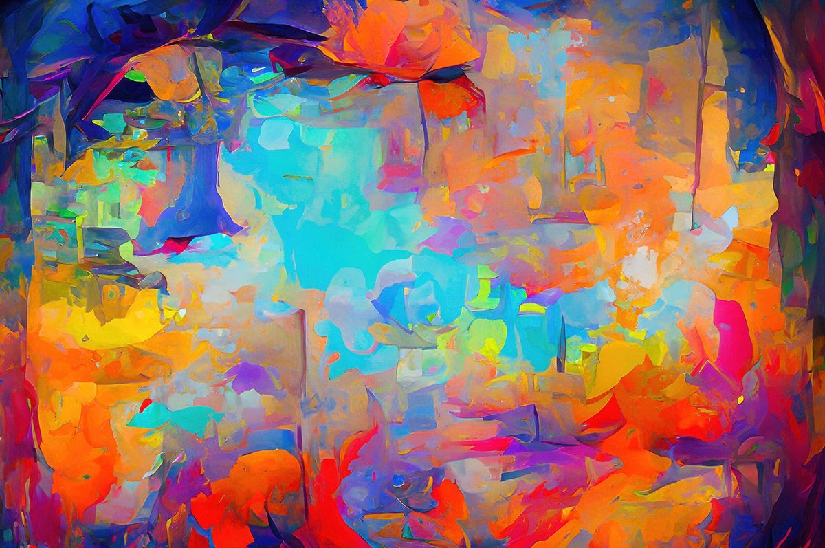 Original Generated Abstract Texture by Doug Friesen