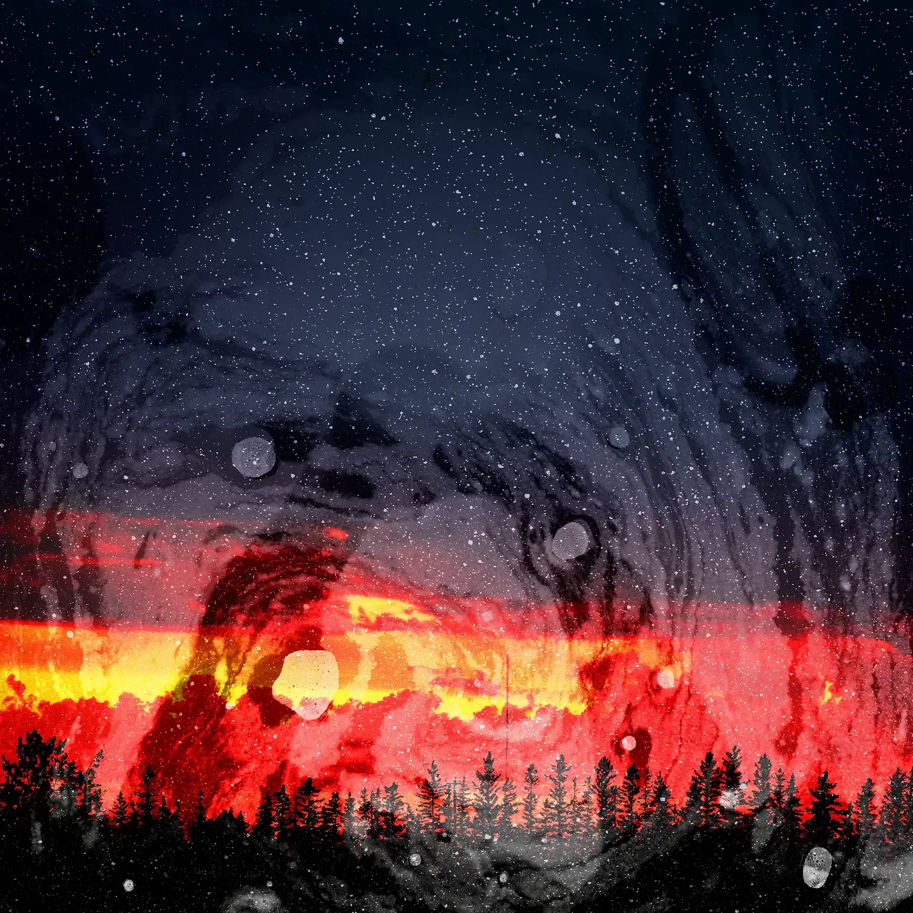 COSMIC RINSE is a Fine Art Bitcoin Ordinal NFT by Doug Friesen