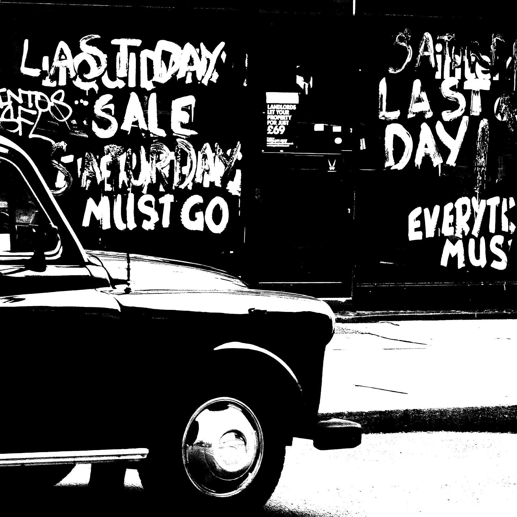EVERYTHING MUST GO is a Fine Art Bitcoin Ordinal NFT by Doug Friesen