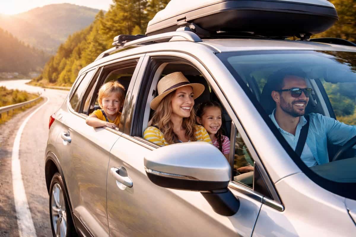 Family car with heat rejecting tint