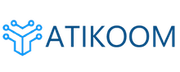ATIKOOM logo featuring light blue circuit‑tree symbol and dark blue wordmark on white background — technology and IT support brand serving Southeast Louisiana and Mississippi Gulf Coast.