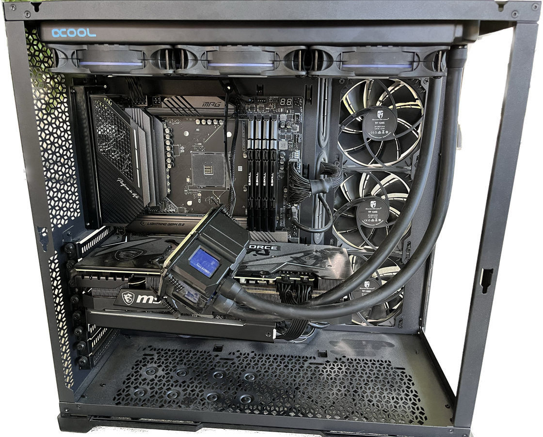 Custom computer build.